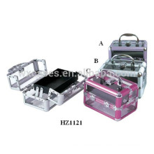 high quality cosmetics acrylic case with one tray inside from China manufacturer